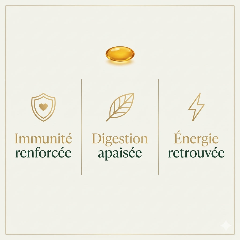Sévéa® Huile d'Origan — Softgels Immunité & Santé Intestinale